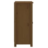  Komoda smeđa boja meda 39x35x80 cm od masivne borovine | shoptok.hr