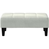  Tabure svjetlosivi 77x55x31 cm baršunasti | shoptok.hr