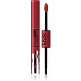 NYX Professional Makeup Shine Loud High Shine Lip Color tekoča šminka z visokim sijajem odtenek 34 Rebel In Red Serrano 6,5 ml