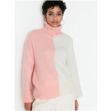 Trendyol Women's White-Pink Turtleneck - Women | Shoptok.si