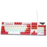 INF Žična mehanska tipkovnica mavrična osvetlitev modro stikalo 104 tipke white + red, (5000128714) Cene