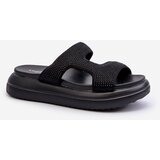 Boto Black Platform Women's Embellished Slippers Jestella | ePonuda.com