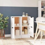  Komode 2 kom bijele 30 x 30 x 70 cm od konstruiranog drva | shoptok.hr