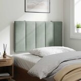  Jastuk za uzglavlje Hanko svjetlosivi 90 cm baršunasti | shoptok.hr