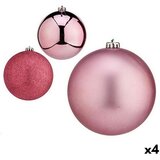 Set božićnih kuglica Roza 15 x 16 x 15 cm (4 kom.) | shoptok.hr
