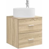 vidaXL Umivalnik s pritrditev na steno Sonoma hrast, (5000245691) | Shoptok.si