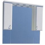 Sanotechnik ogledalo z 2 omaricama in halogensko osvetljavo Sanremo Lux 105 | Shoptok.si