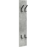 vidaXL Nadwyčajna obešalnik za plašče Betonsko siva 20 x 1.5 x 100 cm | Shoptok.si