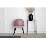 Venture Home Velvet blagovaonska stolica, puder roza, set od 2 Slike