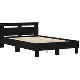  Krevetna konstrukcija Crni hrast 120 x 190 cm Konstruirano drvo | shoptok.hr