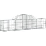  Lučne gabionske košare 12 kom 200x30x40/60 cm pocinčano željezo | shoptok.hr