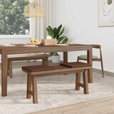  Jastučić za klupu 2 kom. Umjetna koža Smeđa Dubina 35 cm | shoptok.hr