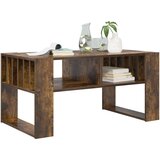  Stolić za kavu Dimljeni hrast 92 x 49 5 x 45 cm Konstruirano drvo | shoptok.hr