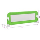  Sigurnosna ogradica za dječji krevet zelena 120x42 cm poliester | Eponuda.com