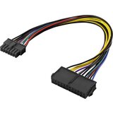 Renkforce tok priključni kabel [1x 14-polni električni moški konektor ATX - 1x 24-polni električni ženski konektor ATX] 0.25 m pisana, (20422049) | Shoptok.si