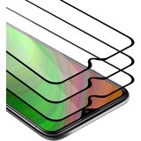 Cadorabo Xiaomi RedMi 8A - Zaščitna folija v transparentno s čarno - 3-pack Kaljeno steklo za zaščito zaslona s trdoto 9H in 3D dotikom, (20548292) | Shoptok.si