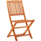 Maison Chic Zložljivi Vrtni Stoli - Stol za vrti 8 kosov trden evkaliptus JS3251, (21876044) Cene
