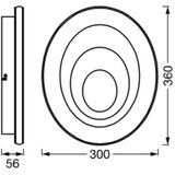 Osram LED plafonsko svetlo ORBIS SPIRAL LED/27W/230V | Eponuda.com