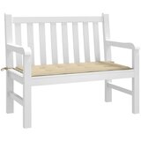  Jastuk za vrtnu klupu bež 120x50x4 cm od tkanine Oxford | shoptok.hr