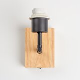  Brilagi - Zidna lampa NUBILA WOOD 1xE27/25W/230V hrast/siva | Eponuda.com