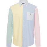 Polo Ralph Lauren Košulja svijetloplava / žuta / svijetlozelena / roza