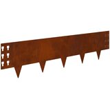  Ograda oko Travnjaka 20 pcs 100 x 25 cm Čelik Rđa | shoptok.hr