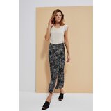Marisse Patterned Viscose Skirt L-Sc-3719 Black | Eponuda.ba