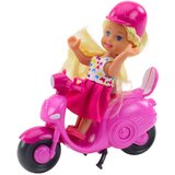 Mini lutka sa skuterom i kacigom - roza | shoptok.hr
