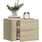 Furnova Stenska nočna omarica 2 kosa sonoma hrast 45x30x35 cm, (21927441) Cene
