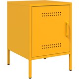 Furnova Nočna omarica gorčično rumena 36x39x50,5 cm jeklo, (21927390) | Shoptok.si