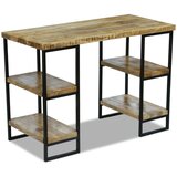 vidaXL Uredski Stol Drvo Manga 110x50x76 cm | shoptok.hr