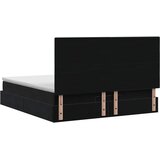  Podesivi krevet s madracem Crna 160 x 200 cm Baršun | shoptok.hr