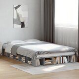 Maison Chic Posteljni okvir - Dvoposteljna postelja - Zakonska postelja siva sonoma 120x200 cm inženirski les-J15156, (21762609) | Shoptok.si