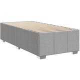  Box spring krevet s madracem svjetlosivi 90x190 cm od tkanine | shoptok.hr