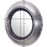 MID.YOU STENSKO OGLEDALO, 74/74/9 cm steklo | Shoptok.si