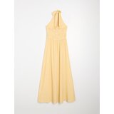 Sinsay Midi haljina s halter izrezom s prugastim uzorkom | shoptok.hr