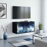  ormar za montažu na zid RAALTE 69 x 33 x 40 cm Crni hrast | shoptok.hr