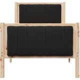  Okvir kreveta Smeđa i crna 75 x 190 cm Masivna borovina | shoptok.hr