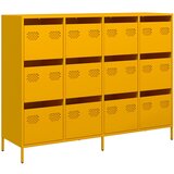 Maison Chic Komoda - Predalnik gorčično rumena 135x39x103,5 cm hladno valjano jeklo, (21720283) | Shoptok.si