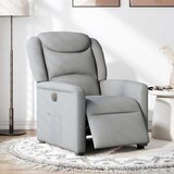 Maison Chic Električni naslanjač - Relax naslanjač svetlo sivo blago, (22061688) Cene