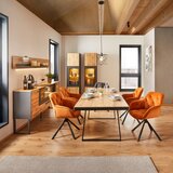 Premium Living naslanjač eileen, oranžna | Shoptok.si
