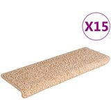 The Living Store Preproge za stopnice 15 kosov 65x21x4 cm zlate - Preproga Za Stopnice, (21487534) | Shoptok.si