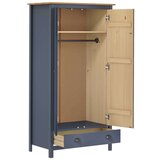 vidaXL Garderobna omara z 2 vrati Hill Range siva 89x50x170cm borovina | Shoptok.si