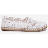 Boto Lace Women's Espadrilles White Adelira | shoptok.hr