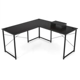Costway Kotna računalniška miza 150 x 150 x 74 cm, (5000006975) | Shoptok.si