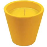 ROURA Sveča 340225.085.1, Citronela v keramiki 80 X 82 mm, rumena