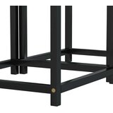 vidaXL Stolići za čaj 2 kom MDF crno-žuti | shoptok.hr