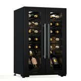 Klarstein shiraz weinkühlschrank| 2 Kühlzonen | touch-steuerung | led-beleuchtung | freistehend | Shoptok.si