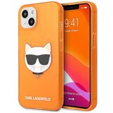 Karl Lagerfeld Klhcp13mchtro za iphone 13 6.1 oranžna silikonska zaščita - choupetts head Cene
