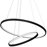  LED luster na sajli HOOP LED/51W/230V prečnika 60 cm 4000K crna | Eponuda.com